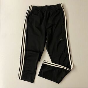 Adidas Sweatpants Black and White (Men’s Large) Joggers, 3 Stripes